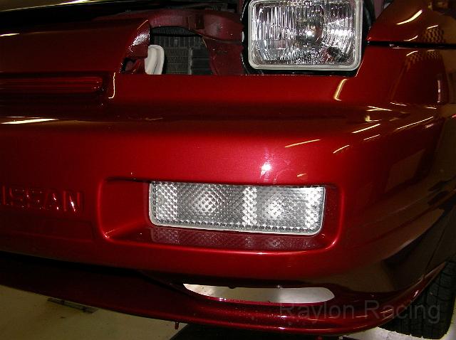 Nissan200 (19).jpg - Tadaaaa ett stycke originalblinkers och ett stycke lysrörsplast vart finfina vita blinkers!